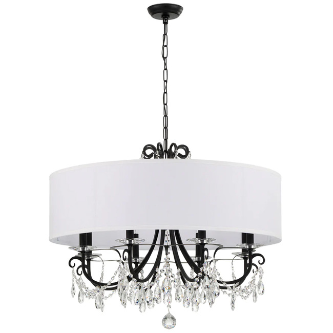 Othello Drum Shade Chandelier by Crystorama