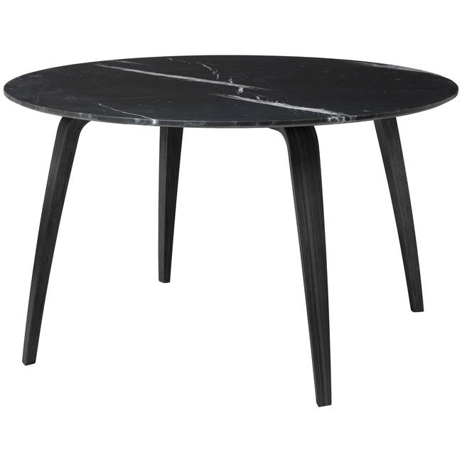 Gubi Marble Top Round Dining Table by Gubi