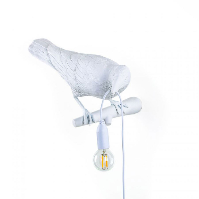 Bird Looking Plug-in Wall Sconce by Seletti