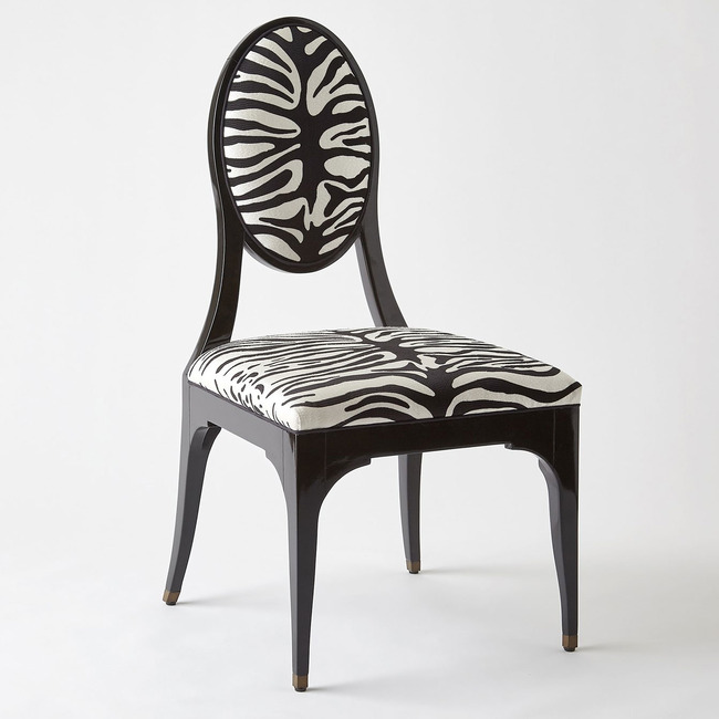 Zebra Dining Chair by Global Views