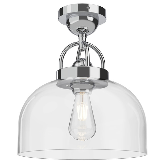 Lancaster Semi Flush Ceiling Light by Alora