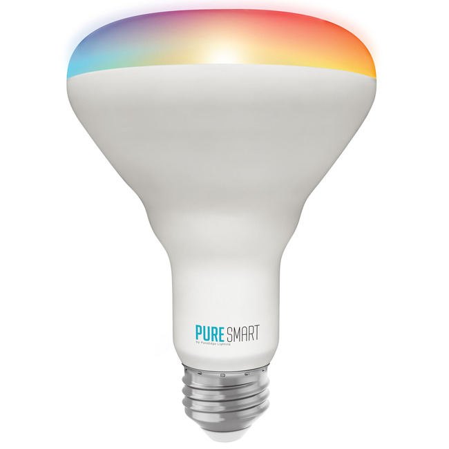 Pure Smart TruColor™ RGB+Tunable White BR30 Smart Bulb WIZ by PureEdge Lighting