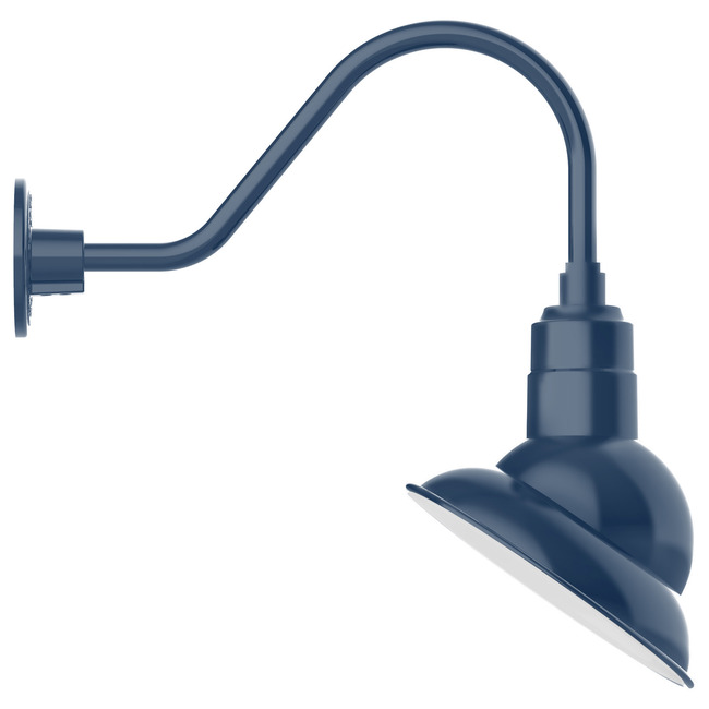 Emblem Outdoor Gooseneck Wall Light by Montclair Light Works