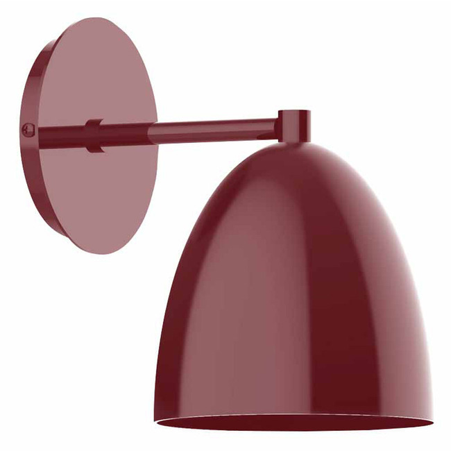 J-Series Dome Straight Arm Wall Light by Montclair Light Works