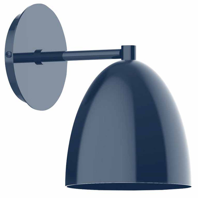 J-Series Dome Straight Arm Wall Light by Montclair Light Works
