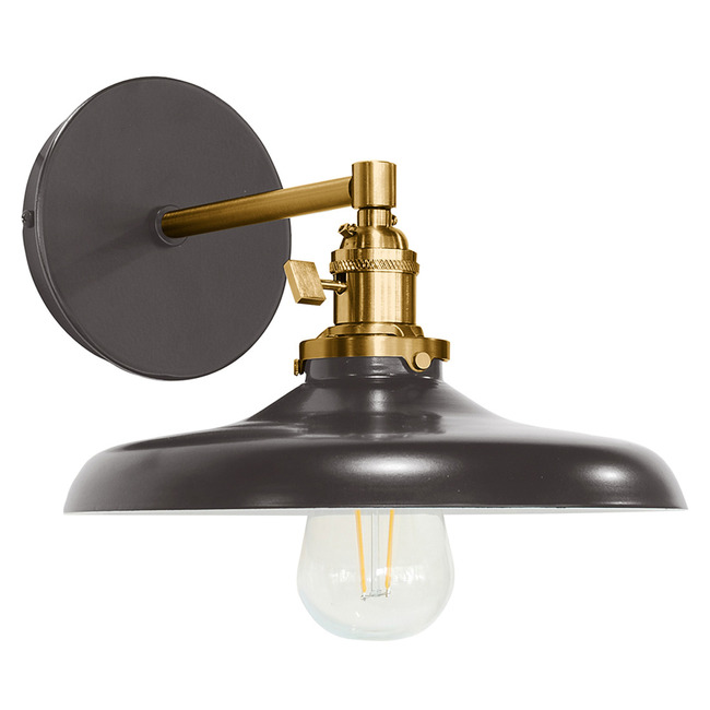 Uno Straight Arm Cap Wall Light by Montclair Light Works
