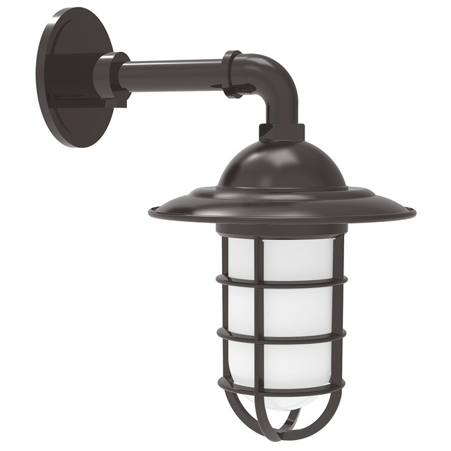 Vaportite Straight Arm Cap Outdoor Wall Light by Montclair Light Works