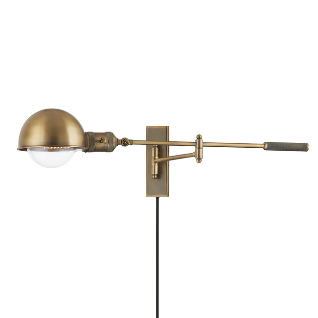 Cannon Plug-In Swing Arm Wall Light by Troy Lighting