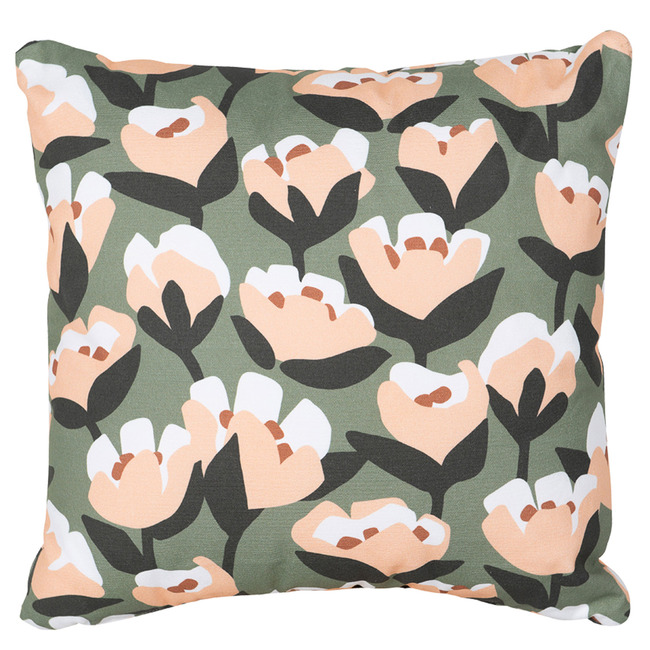 Bouquet Sauvage Tulip Outdoor Cushion by Fermob