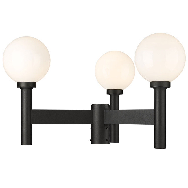 Laurent 3-Light Post Light with Round Fitter by Z-Lite