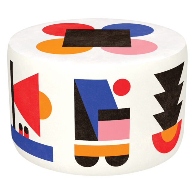 Oggian Medium Pouf by Qeeboo