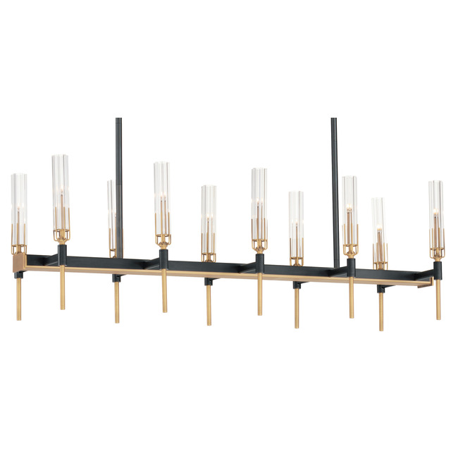 Flambeau Linear Chandelier by Maxim Lighting