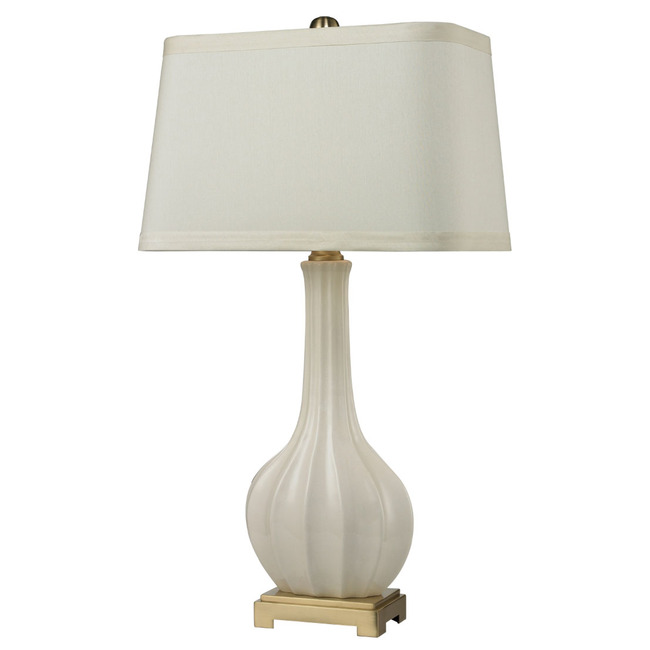 Fluted Ceramic Table Lamp by Elk Home