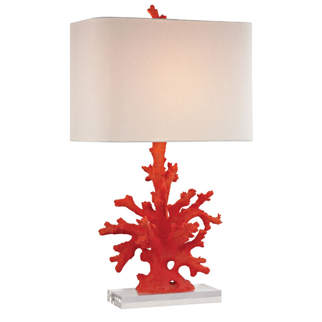 Red Coral Table Lamp by Elk Home