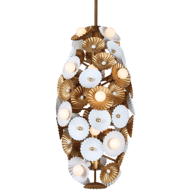 Damask Foyer Pendant by Kalco