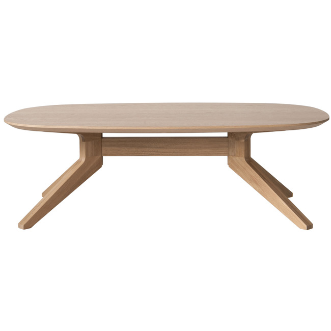 Cross Oval Coffee Table by Case