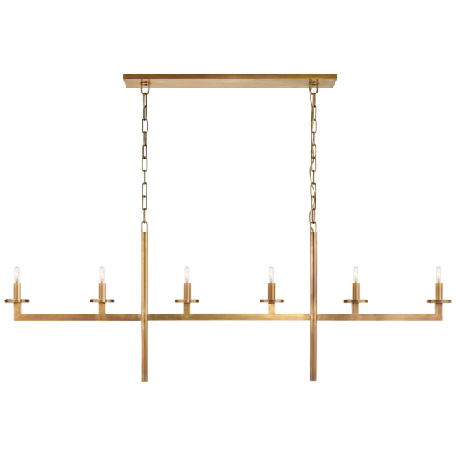 Liaison Linear Chandelier by Visual Comfort Signature