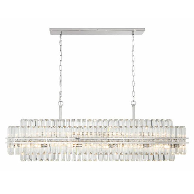 Hayes Linear Chandelier by Crystorama