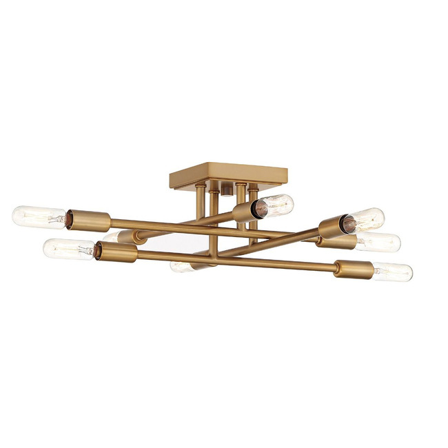 Lyrique Semi Flush Ceiling Light by Savoy House