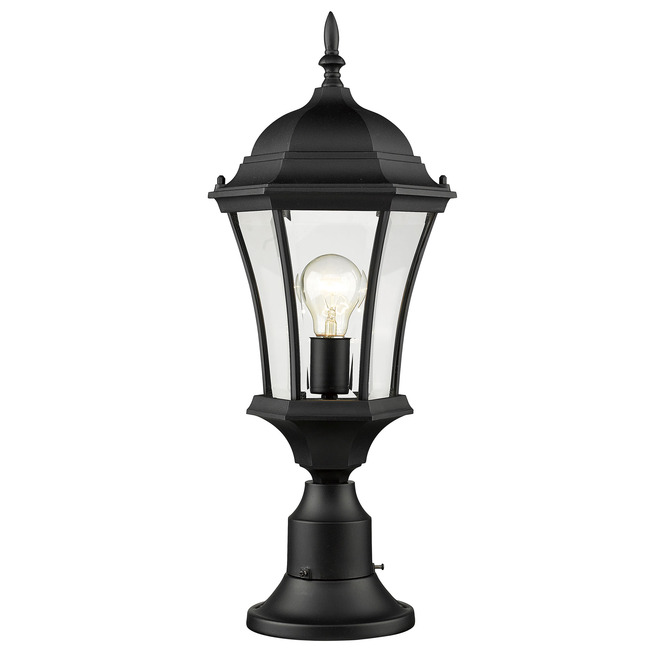 Wakefield Outdoor Pier Light with Simple Round Base by Z-Lite