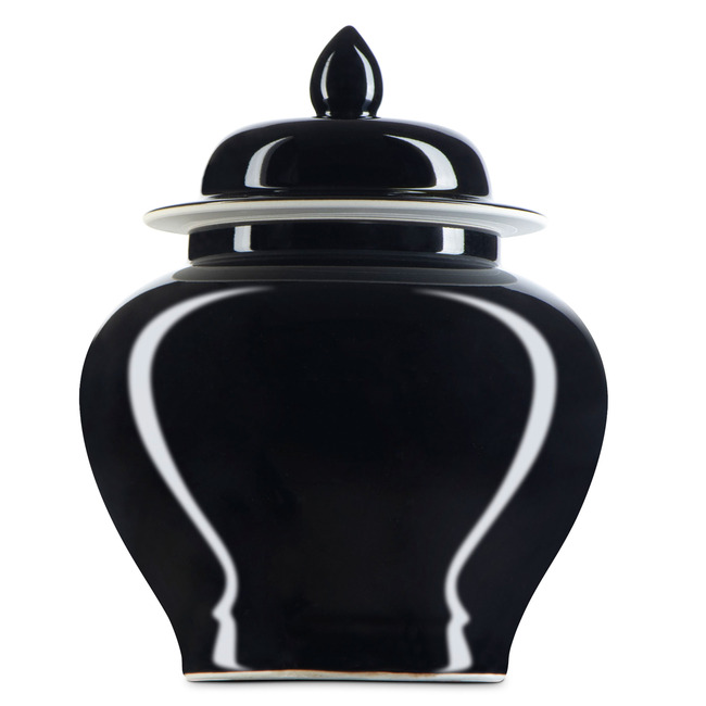 Imperial Black Jar by Currey and Company