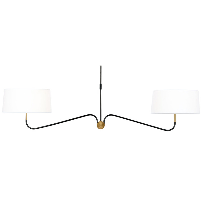 Canto Linear Chandelier by Visual Comfort Signature