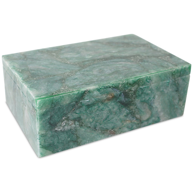 Green Aventurine Box by Currey and Company