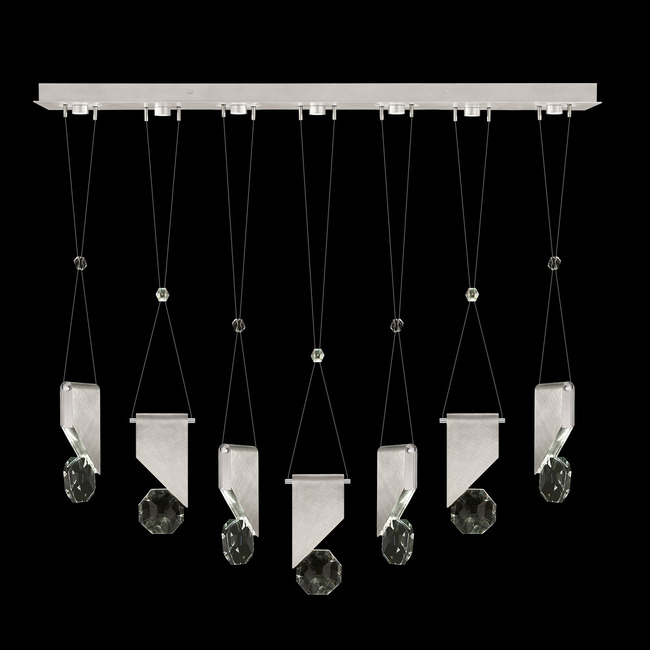 Aria Slab Linear Multi Light Pendant by Fine Art Handcrafted Lighting