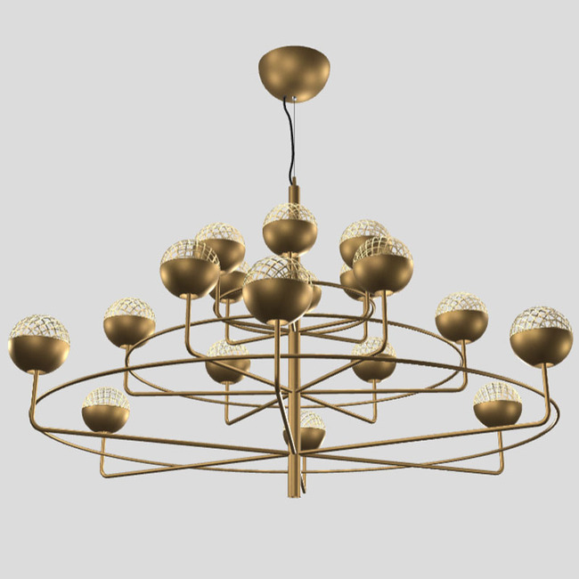 Iglu Round Chandelier by Masiero