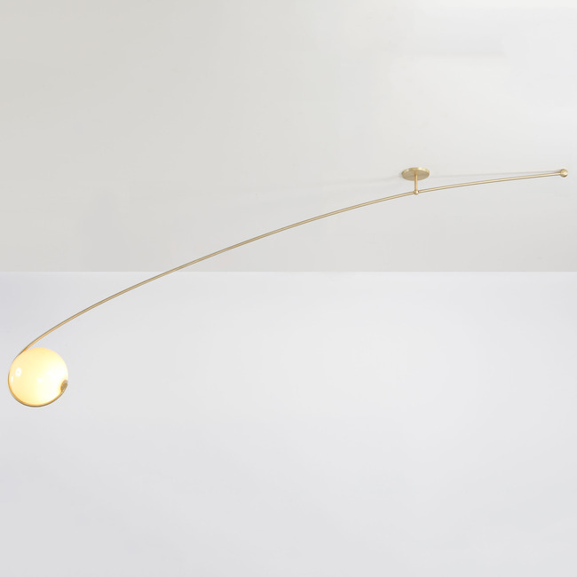 Fiddlehead Cantilever Ceiling Light by Roll & Hill