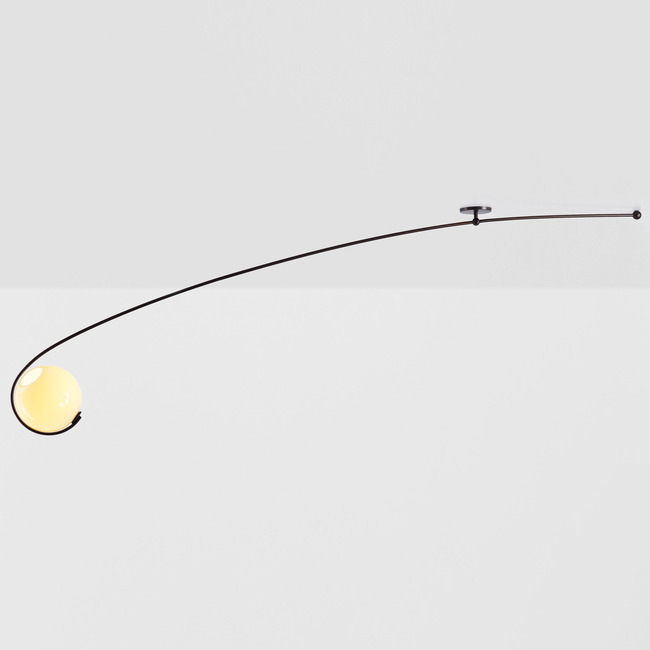 Fiddlehead Cantilever Ceiling Light by Roll & Hill