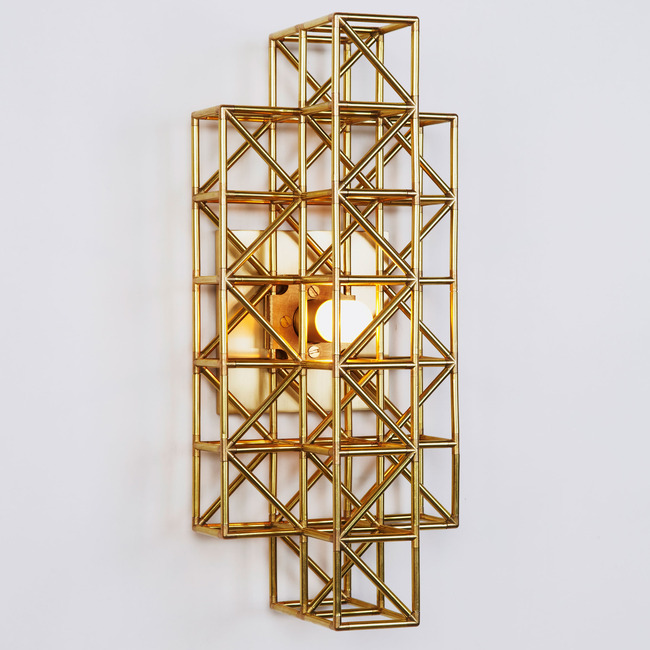 Gridlock Wall Sconce by Roll & Hill