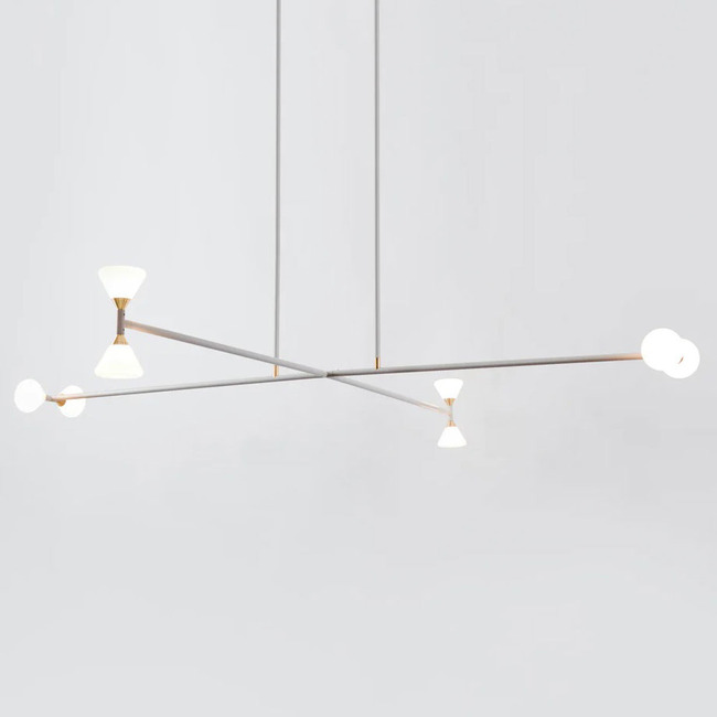 Apollo Horizontal Chandelier by Roll & Hill