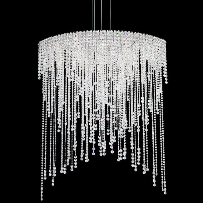 Chantant Oval Chandelier by Schonbek Signature