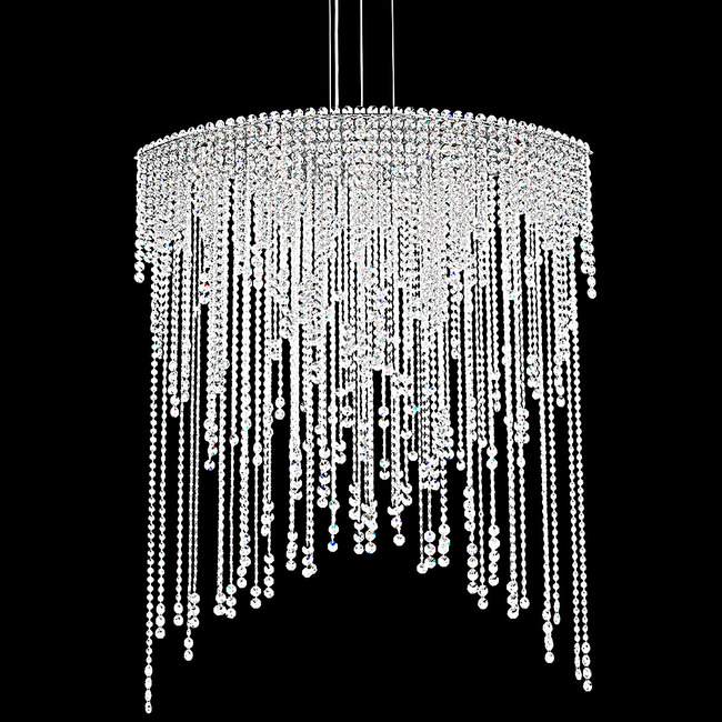 Chantant Oval Chandelier by Schonbek Signature