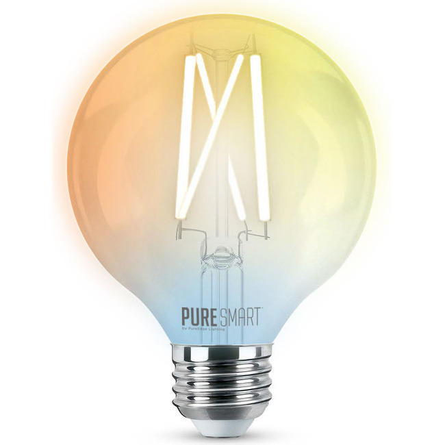 Pure Smart Tunable White G25 Filament Smart Bulb WIZ by PureEdge Lighting