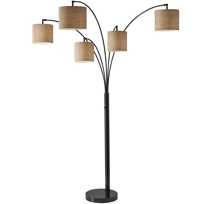 Trinity 5-Arms Arc Lamp by Adesso Corp.