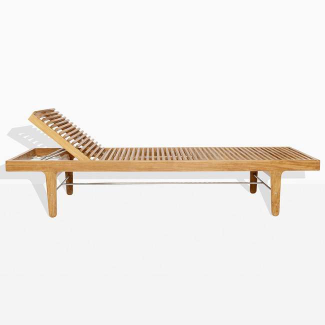 Rib Outdoor Daybed Lounger by Sibast Furniture