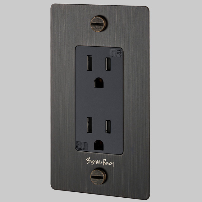 Buster + Punch Complete Metal Duplex Outlet by Buster + Punch