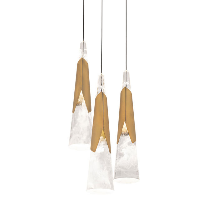 Kilt Color Select Round Multi Light Pendant by Modern Forms