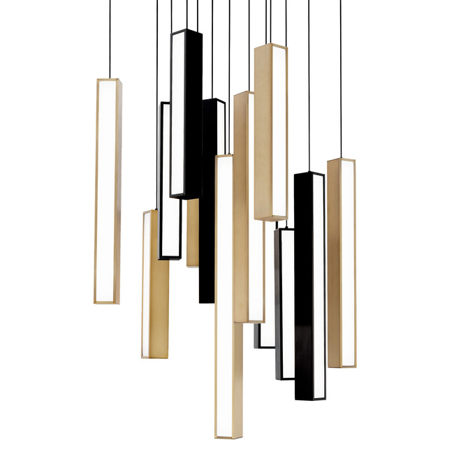 Chaos Square Multi Light Pendant by Modern Forms