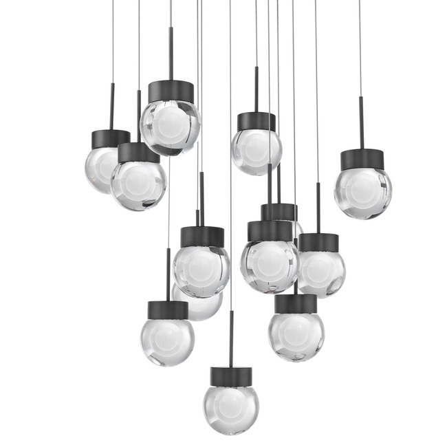 Double Bubble Square Multi Light Pendant by Modern Forms