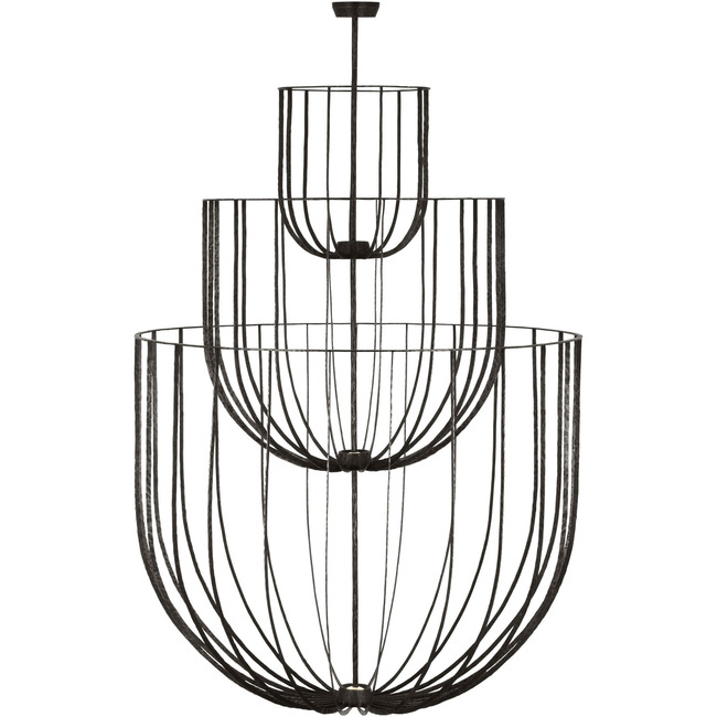 Sanchi 3-Tier Chandelier by Visual Comfort Modern