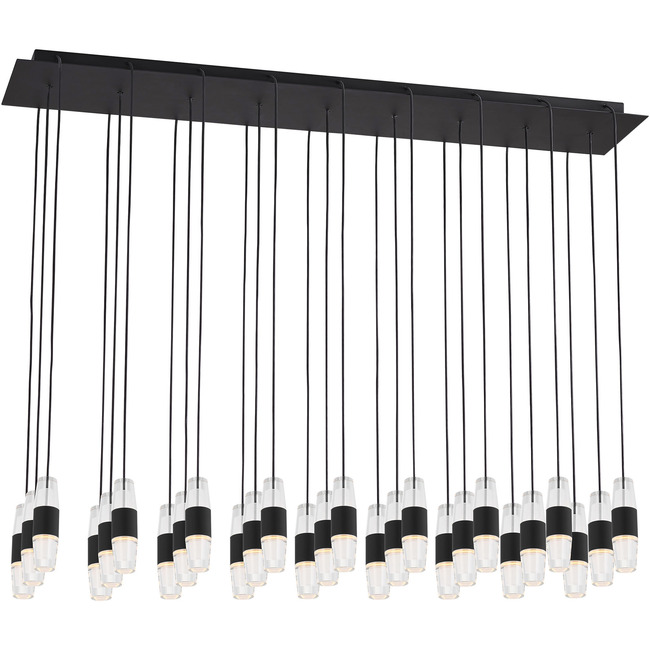 Lassell Linear Multi-Light Chandelier by Visual Comfort Modern