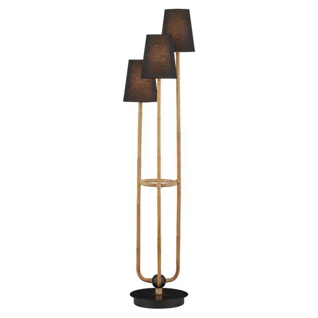 Triptych Floor Lamp by Currey and Company