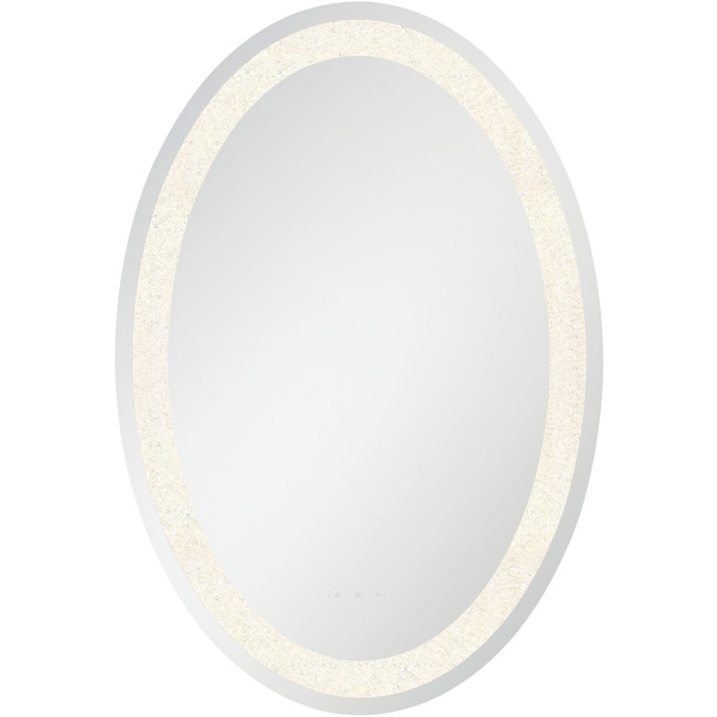 Silvana Oval Color Select LED Mirror by Eurofase