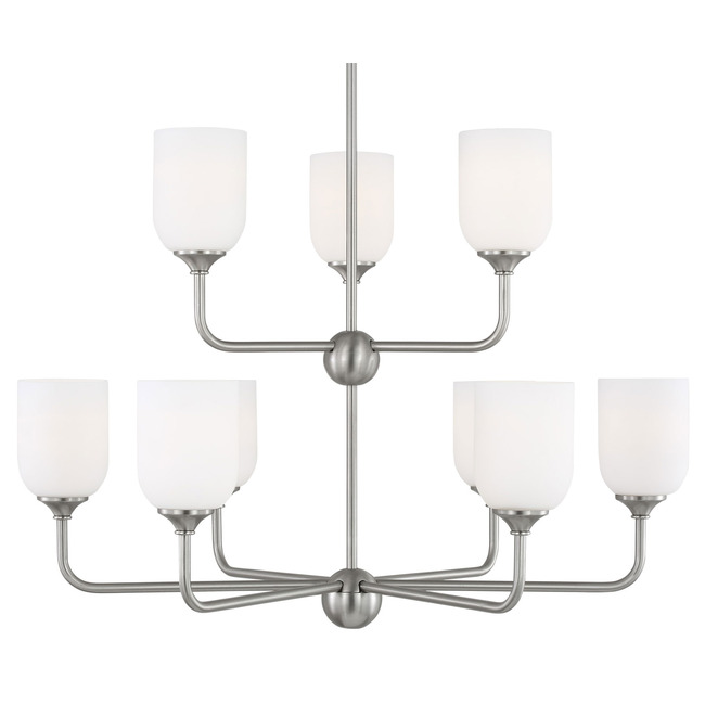 Emile Tiered Chandelier by Generation Lighting