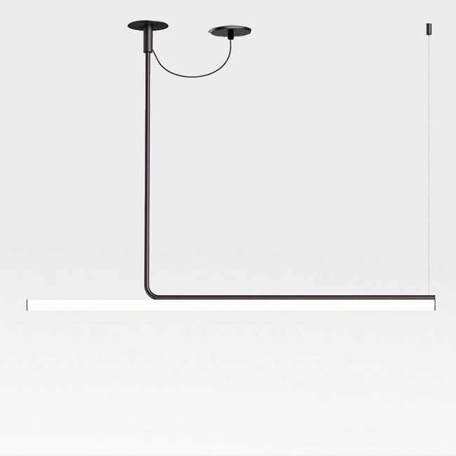 Ambrosia Linear Suspension with Remote Power and Cover Plate by Marset