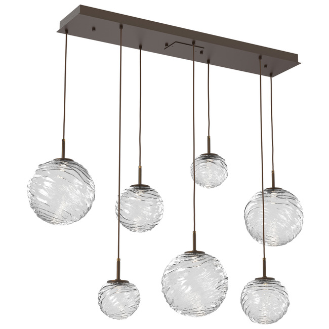 Gaia Linear Multi-Multi Light Pendant by Hammerton Studio