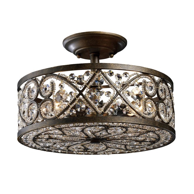 Amherst Semi Flush Mount Ceiling Light by Elk Home